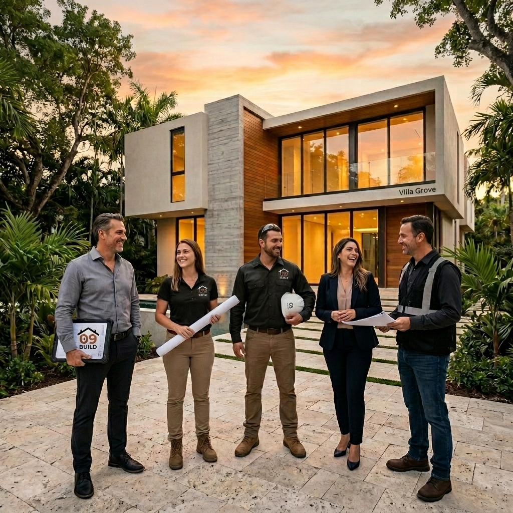 09 Build team on site in Coconut Grove
