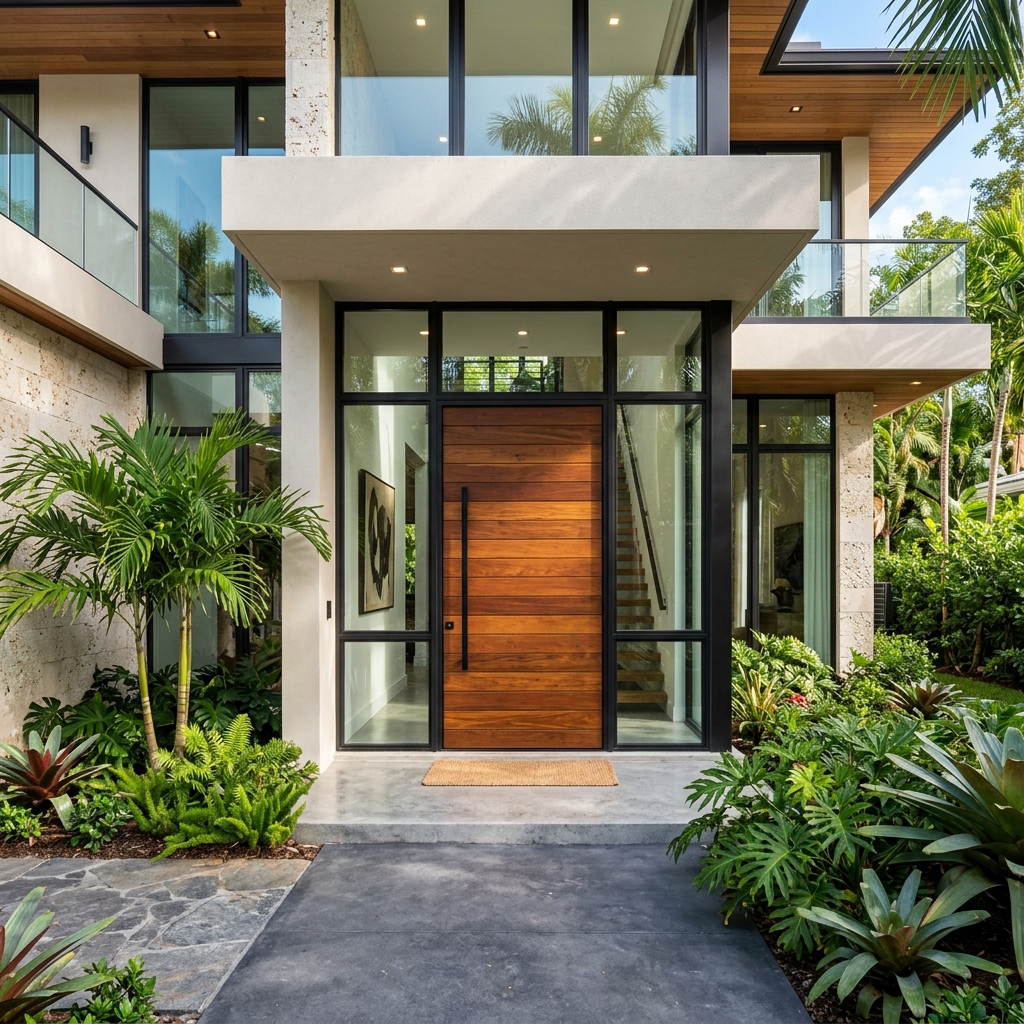 Entry impact door